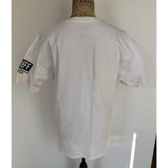 Neff M28 X Mickey Mouse Disney Colab Crew Neck T-Shirt Tee White‎ Med Mens - Picture 5 of 9